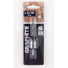 GRAPHITE 54T425 Wiertło z fazownikiem do drewna 5 mm/16 mm 