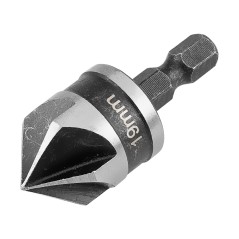 GRAPHITE 54T423 Zestaw fazowników Hex, 12, 16, 19 mm, zestaw 3 szt. 