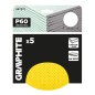GRAPHITE 58T271 Krążki ścierne, perforowane, na rzep z otworami 225 mm, P60, 5 szt.
