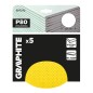 GRAPHITE 58T272 Krążki ścierne, perforowane, na rzep z otworami 225 mm, P80, 5 szt.