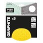GRAPHITE 58T274 Krążki ścierne, perforowane, na rzep z otworami 225 mm, P120, 5 szt.