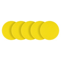 GRAPHITE 58T276 Krążki ścierne, perforowane, na rzep z otworami 225 mm, P180, 5 szt.