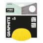 GRAPHITE 58T276 Krążki ścierne, perforowane, na rzep z otworami 225 mm, P180, 5 szt.