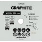 GRAPHITE 57T320 Tarcza diamentowa do cięcia turbo, 230 x 22.22 mm, na sucho