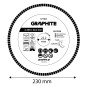 GRAPHITE 57T321 Tarcza diamentowa do cięcia turbo, 230 x 22.22 mm, na sucho i mokro