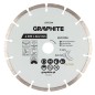 GRAPHITE 57T314 Tarcza diamentowa do cięcia segmentowa, 230 x 22.2 mm, na sucho i mokro