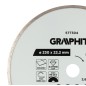 GRAPHITE 57T304 Tarcza diamentowa do cięcia pełna, 230 x 22.2 mm, na mokro