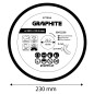 GRAPHITE 57T304 Tarcza diamentowa do cięcia pełna, 230 x 22.2 mm, na mokro