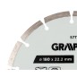 GRAPHITE 57T310 Tarcza diamentowa do cięcia segmentowa, 180 x 22.2 mm, na sucho