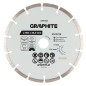 GRAPHITE 57T312 Tarcza diamentowa do cięcia segmentowa, 180 x 25.4 mm, na sucho