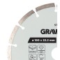 GRAPHITE 57T311 Tarcza diamentowa do cięcia segmentowa, 180 x 22.2 mm, na sucho i mokro