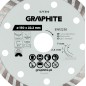 GRAPHITE 57T319 Tarcza diamentowa do cięcia turbo, 150 x 22.22 mm, na sucho