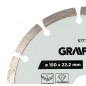 GRAPHITE 57T309 Tarcza diamentowa do cięcia segmentowa, 150 x 22.2 mm, na sucho