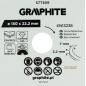 GRAPHITE 57T309 Tarcza diamentowa do cięcia segmentowa, 150 x 22.2 mm, na sucho