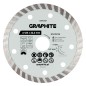 GRAPHITE 57T317 Tarcza diamentowa do cięcia turbo, 125 x 22.22 mm, na sucho