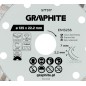 GRAPHITE 57T317 Tarcza diamentowa do cięcia turbo, 125 x 22.22 mm, na sucho