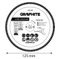 GRAPHITE 57T317 Tarcza diamentowa do cięcia turbo, 125 x 22.22 mm, na sucho