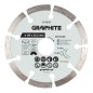 GRAPHITE 57T307 Tarcza diamentowa do cięcia segmentowa, 125 x 22.2 mm, na sucho