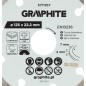 GRAPHITE 57T307 Tarcza diamentowa do cięcia segmentowa, 125 x 22.2 mm, na sucho