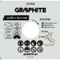 GRAPHITE 57T301 Tarcza diamentowa do cięcia pełna, 125 x 22.2 mm, na mokro