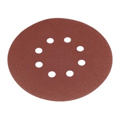 GRAPHITE 58T285 Krążki ścierne na rzep 150 mm, P120, 5 szt., z 8 otworami 