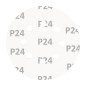 GRAPHITE 58T286 Krążki ścierne na rzep 125 mm, P24, 5 szt., z 8 otworami
