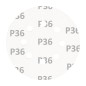 GRAPHITE 58T287 Krążki ścierne na rzep 125 mm, P36, 5 szt., z 8 otworami