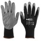 NEO TOOLS 97-647K-9 Rękawice robocze, poliester pokryty nitrylem, 4131X, rozmiar 7 (karta)