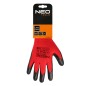 NEO TOOLS 97-645K-10 Rękawice robocze, poliester pokryty lateksem (crincle),3121X, rozmiar 10 (karta)