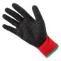 NEO TOOLS 97-645K-8 Rękawice robocze, poliester pokryty lateksem (crincle),3121X, rozmiar 8 (karta)