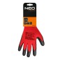 NEO TOOLS 97-645K-8 Rękawice robocze, poliester pokryty lateksem (crincle),3121X, rozmiar 8 (karta)
