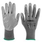 NEO TOOLS 97-646K-8 Rękawice robocze, poliester pokryty PU, 4131X, rozmiar 8 (karta)
