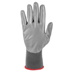 NEO TOOLS 97-646K-7 Rękawice robocze, poliester pokryty PU, 4131X, rozmiar 7 (karta) 
