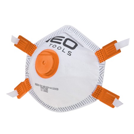 NEO TOOLS 97-321 Półmaska przeciwpyłowa, FFP3, z zaworem, silikonowe uszczelnienie wewnątrz, 3 szt.