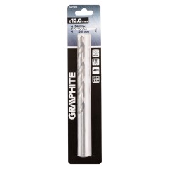 GRAPHITE 54T912 Wiertło do metalu HSS, DIN 340, przedłużane, 12 mm 