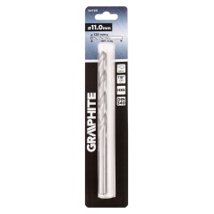 GRAPHITE 54T911 Wiertło do metalu HSS, DIN 340, przedłużane, 11 mm 