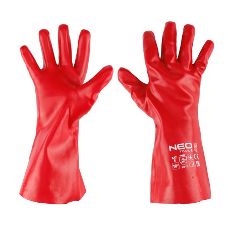 NEO TOOLS 97-675 Rękawice ochronne długie PVC, 3121X, rozmiar 10