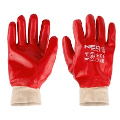 NEO TOOLS 97-676 Rękawice robocze, bawełna pokryty w całości PVC, 3121X, rozmiar 10
