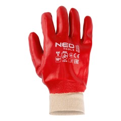 NEO TOOLS 97-676 Rękawice robocze, bawełna pokryty w całości PVC, 3121X, rozmiar 10 