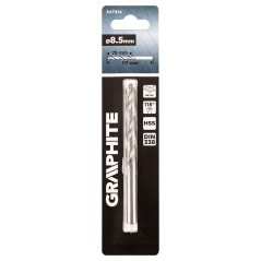 GRAPHITE 54T914 Wiertło do metalu HSS, DIN 338, 8,5 mm 