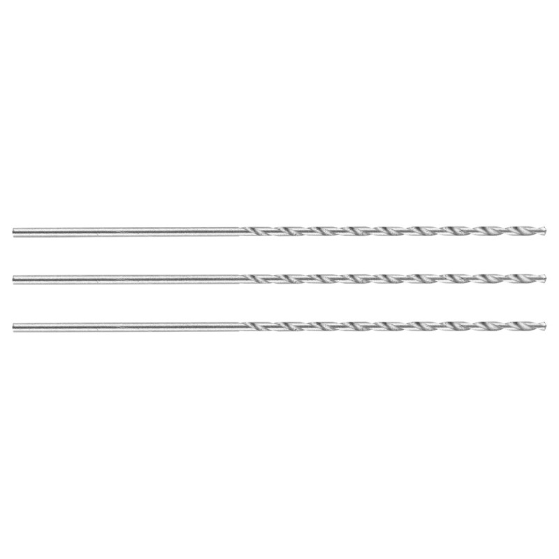 GRAPHITE 54T901 Wiertło do metalu HSS, DIN 340, przedłużane, 1 mm, 3 szt.