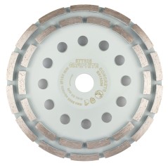 GRAPHITE 57T325 Tarcza diamentowa szlifierska, 2 segmenty, 180 x 22.2 mm, na sucho
