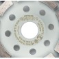 GRAPHITE 57T323 Tarcza diamentowa szlifierska, 2 segmenty, 115 x 22.2 mm, na sucho