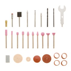 VERTO 51G014 Miniszlifierka 135W, obroty 8000-35000 min⁻¹, walizka z akcesoriami