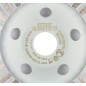 GRAPHITE 57T327 Tarcza diamentowa szlifierska, turbo, 125 x 22.2 mm, na sucho