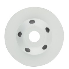 GRAPHITE 57T327 Tarcza diamentowa szlifierska, turbo, 125 x 22.2 mm, na sucho 