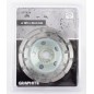 GRAPHITE 57T324 Tarcza diamentowa szlifierska, 2 segmenty, 125 x 22.2 mm, na sucho