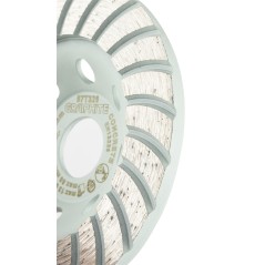 GRAPHITE 57T326 Tarcza diamentowa szlifierska, turbo, 115 x 22.2 mm, na sucho 