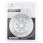 GRAPHITE 57T326 Tarcza diamentowa szlifierska, turbo, 115 x 22.2 mm, na sucho