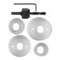 GRAPHITE 56T722 Otwornice z adapterem, 32-54 mm, zestaw 6 szt.